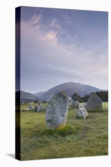 Castlerigg Stone Circle in the Lake District National Park, Cumbria, England, United Kingdom-Julian Elliott-Stretched Canvas
