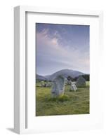 Castlerigg Stone Circle in the Lake District National Park, Cumbria, England, United Kingdom-Julian Elliott-Framed Photographic Print