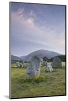 Castlerigg Stone Circle in the Lake District National Park, Cumbria, England, United Kingdom-Julian Elliott-Mounted Photographic Print