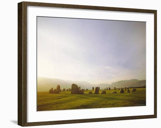 Castlerigg Stone Circle, Keswick, Cumbria, Lake District, England-Nigel Francis-Framed Photographic Print