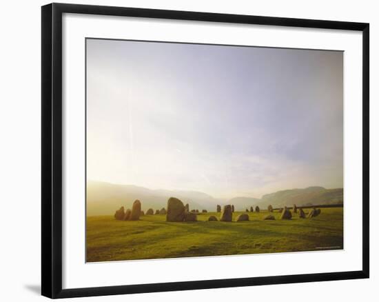 Castlerigg Stone Circle, Keswick, Cumbria, Lake District, England-Nigel Francis-Framed Photographic Print