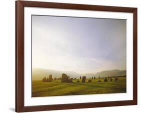 Castlerigg Stone Circle, Keswick, Cumbria, Lake District, England-Nigel Francis-Framed Photographic Print