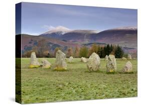 Castlerigg Stone Circle, Keswick, Lake District, Cumbria, England-Gavin Hellier-Stretched Canvas