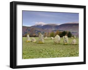 Castlerigg Stone Circle, Keswick, Lake District, Cumbria, England-Gavin Hellier-Framed Photographic Print
