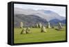 Castlerigg Stone Circle, Keswick, Lake District National Park, Cumbria, England-Ruth Tomlinson-Framed Stretched Canvas