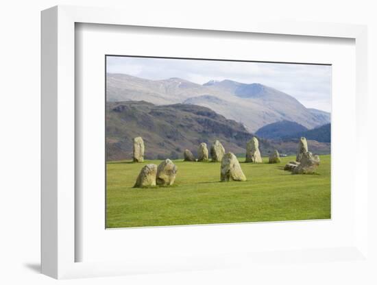 Castlerigg Stone Circle, Keswick, Lake District National Park, Cumbria, England-Ruth Tomlinson-Framed Photographic Print