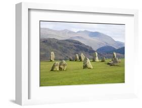 Castlerigg Stone Circle, Keswick, Lake District National Park, Cumbria, England-Ruth Tomlinson-Framed Photographic Print