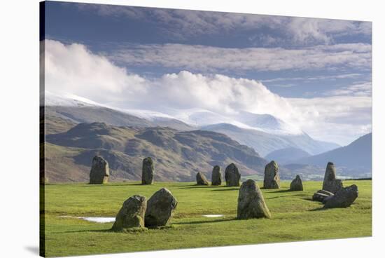 Castlerigg Stone Circle, near Keswick, Lake District National Park, Cumbria, England, United Kingdo-John Potter-Stretched Canvas