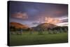 Castlerigg Stone Circle with Blencathra, Lake District Nat'l Park, England-John Potter-Stretched Canvas