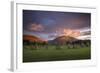 Castlerigg Stone Circle with Blencathra, Lake District Nat'l Park, England-John Potter-Framed Photographic Print