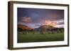 Castlerigg Stone Circle with Blencathra, Lake District Nat'l Park, England-John Potter-Framed Photographic Print