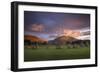 Castlerigg Stone Circle with Blencathra, Lake District Nat'l Park, England-John Potter-Framed Photographic Print