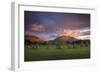 Castlerigg Stone Circle with Blencathra, Lake District Nat'l Park, England-John Potter-Framed Photographic Print