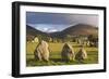 Castlerigg Stone Circle with Blencathra Mountain Behind, Lake District, Cumbria-Adam Burton-Framed Photographic Print