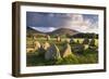 Castlerigg Stone Circle with Blencathra Mountain Behind, Lake District, Cumbria-Adam Burton-Framed Photographic Print