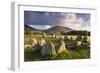 Castlerigg Stone Circle with Blencathra Mountain Behind, Lake District, Cumbria-Adam Burton-Framed Photographic Print