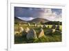 Castlerigg Stone Circle with Blencathra Mountain Behind, Lake District, Cumbria-Adam Burton-Framed Photographic Print