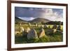 Castlerigg Stone Circle with Blencathra Mountain Behind, Lake District, Cumbria-Adam Burton-Framed Photographic Print