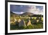 Castlerigg Stone Circle with Blencathra Mountain Behind, Lake District, Cumbria-Adam Burton-Framed Photographic Print