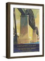 Castleton Cut-Off Trestle-null-Framed Art Print