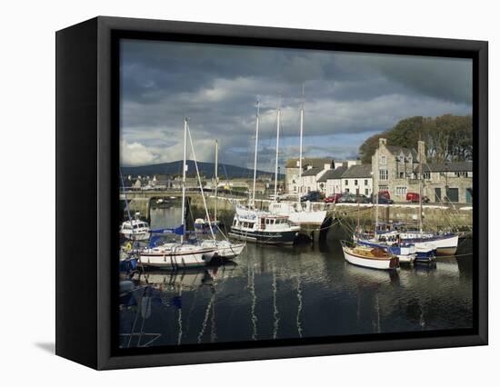 Castletown Harbour, Isle of Man, England, United Kingdom, Europe-Richardson Rolf-Framed Stretched Canvas