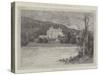 Castlewellan, the House and Lake-Charles Auguste Loye-Stretched Canvas