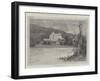 Castlewellan, the House and Lake-Charles Auguste Loye-Framed Giclee Print