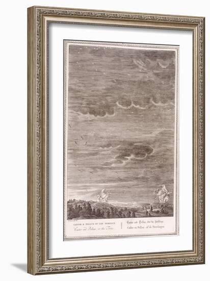 Castor and Pollux, 1731 (Engraving)-Bernard Picart-Framed Giclee Print