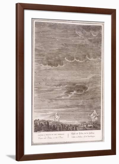 Castor and Pollux, 1731 (Engraving)-Bernard Picart-Framed Premium Giclee Print