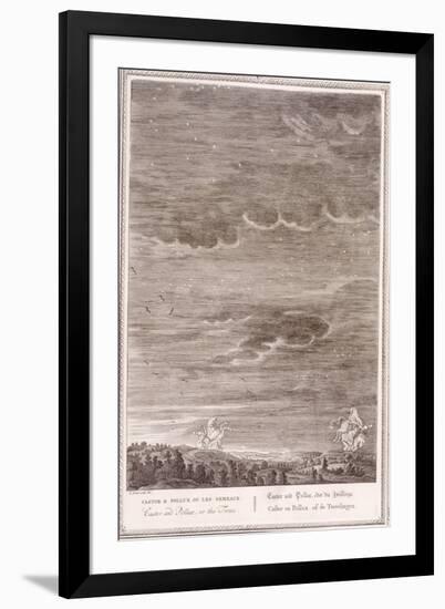 Castor and Pollux, 1731 (Engraving)-Bernard Picart-Framed Premium Giclee Print