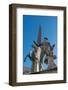 Castor and Pollux Statue in Front of the Quirinale-Carlo-Framed Photographic Print