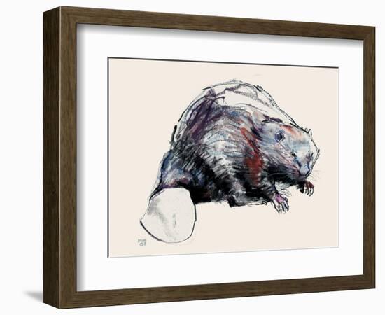 Castor Fiber, 2001-Mark Adlington-Framed Giclee Print