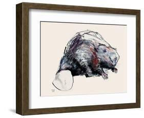 Castor Fiber, 2001-Mark Adlington-Framed Giclee Print