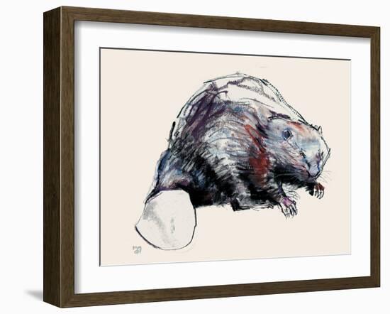 Castor Fiber, 2001-Mark Adlington-Framed Giclee Print