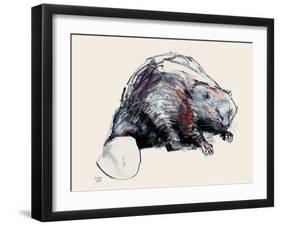 Castor Fiber, 2001-Mark Adlington-Framed Giclee Print