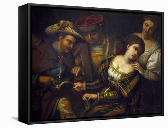 Castrating Cat-Sebastiano Florigerio-Framed Stretched Canvas