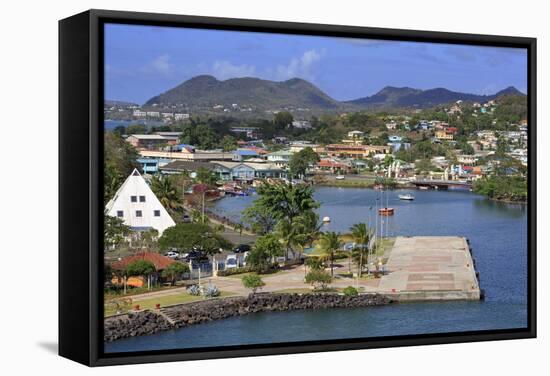 Castries Harbor, St. Lucia, Windward Islands, West Indies, Caribbean, Central America-Richard Cummins-Framed Stretched Canvas