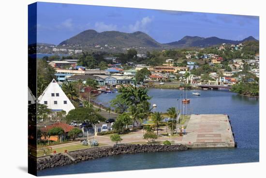 Castries Harbor, St. Lucia, Windward Islands, West Indies, Caribbean, Central America-Richard Cummins-Stretched Canvas