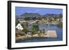 Castries Harbor, St. Lucia, Windward Islands, West Indies, Caribbean, Central America-Richard Cummins-Framed Photographic Print