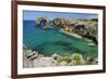 Castro de Gaviotas Karst Limestone Rock Archway and La Canalina Bay, Near Llanes, Asturias, Spain-Nick Upton-Framed Photographic Print