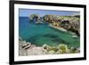 Castro de Gaviotas Karst Limestone Rock Archway and La Canalina Bay, Near Llanes, Asturias, Spain-Nick Upton-Framed Photographic Print