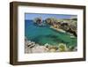 Castro de Gaviotas Karst Limestone Rock Archway and La Canalina Bay, Near Llanes, Asturias, Spain-Nick Upton-Framed Photographic Print