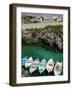 Castro Marina, Town Marina, Puglia, Italy-Walter Bibikow-Framed Photographic Print