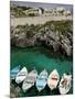 Castro Marina, Town Marina, Puglia, Italy-Walter Bibikow-Mounted Photographic Print