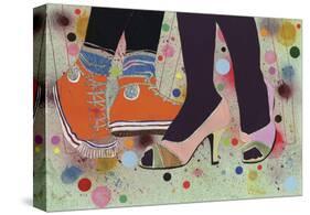 Casual Office Shoes-Sarah Beetson-Stretched Canvas