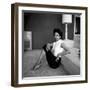 Casual Portrait of Actress Dorothy Dandridge at Home-Allan Grant-Framed Premium Photographic Print