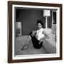 Casual Portrait of Actress Dorothy Dandridge at Home-Allan Grant-Framed Premium Photographic Print