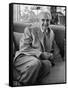 Casual Portrait of Architect Richard Neutra-Ed Clark-Framed Stretched Canvas