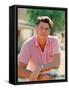 Casual Portrait of California Governor Candidate Ronald Reagan Outside at Home on Ranch-Bill Ray-Framed Stretched Canvas