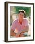 Casual Portrait of California Governor Candidate Ronald Reagan Outside at Home on Ranch-Bill Ray-Framed Photographic Print